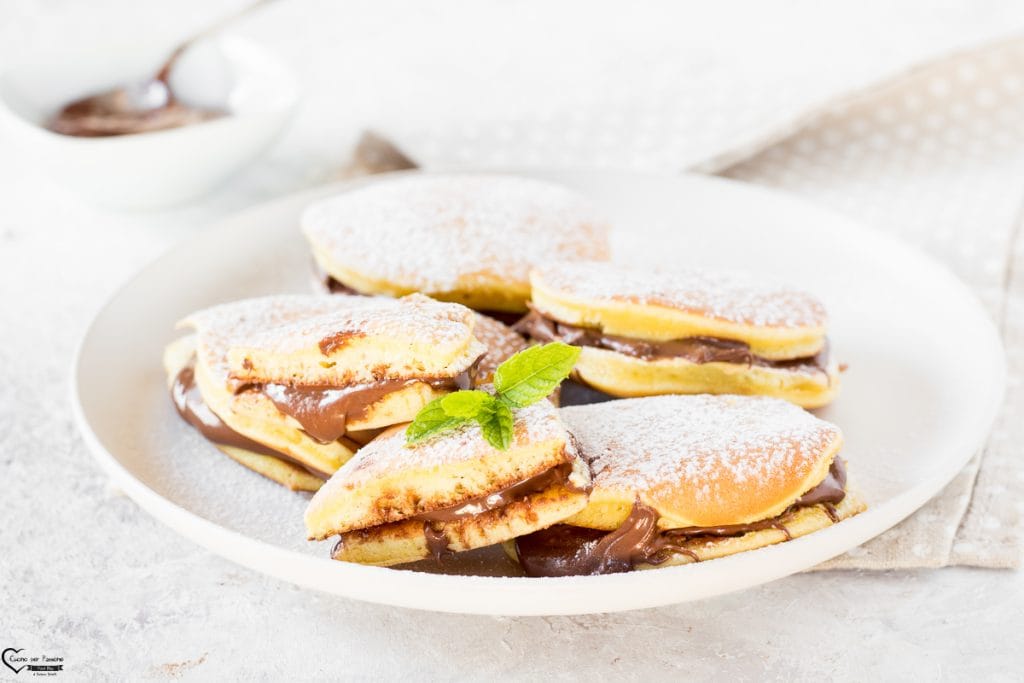 Dorayaki met nutella