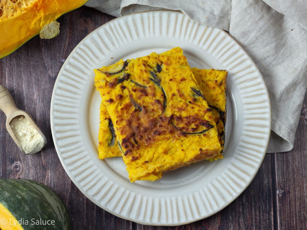 Farifrittata met pompoen