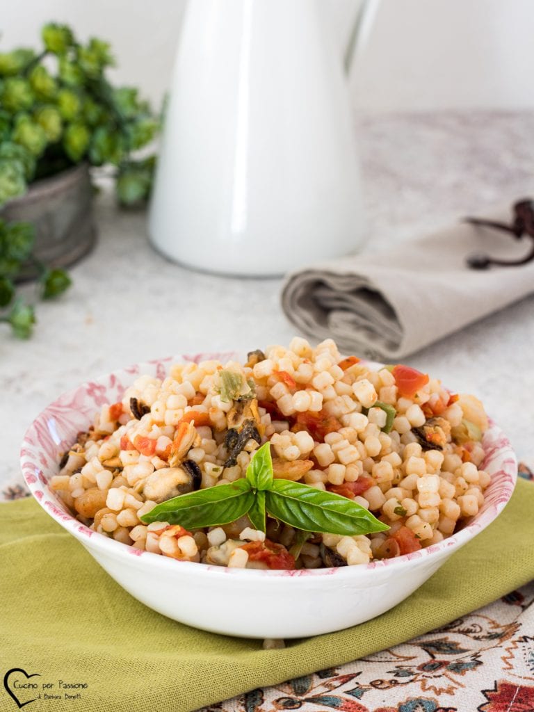 Fregola met zeevruchten