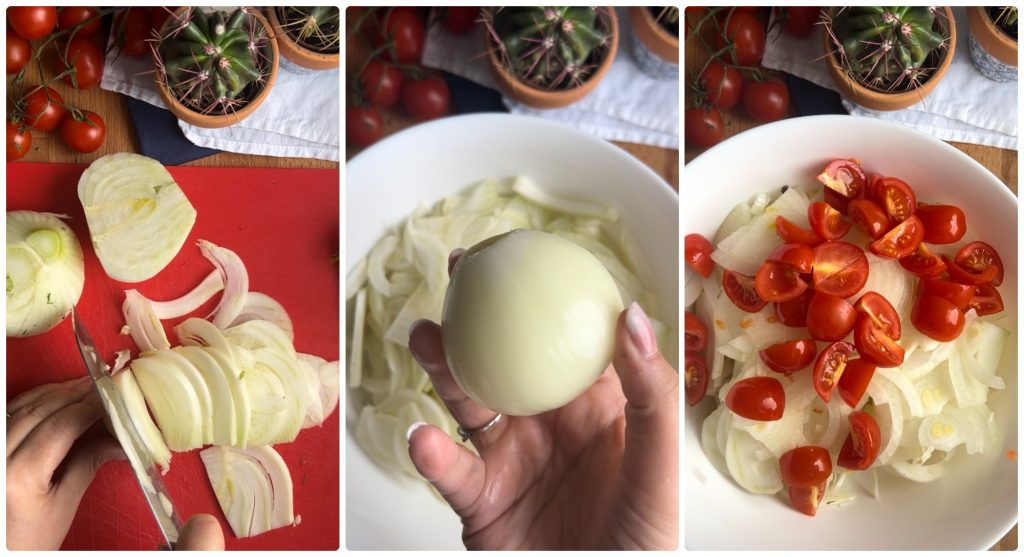 GEGRATINEERDE VENKEL uit de oven OP MEDITERRANE WIJZE