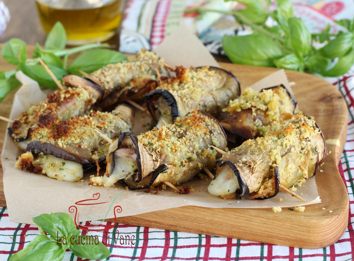 GEVULDE AUBERGINE ROLLETJES IN DE OVEN OF AIRFRYER