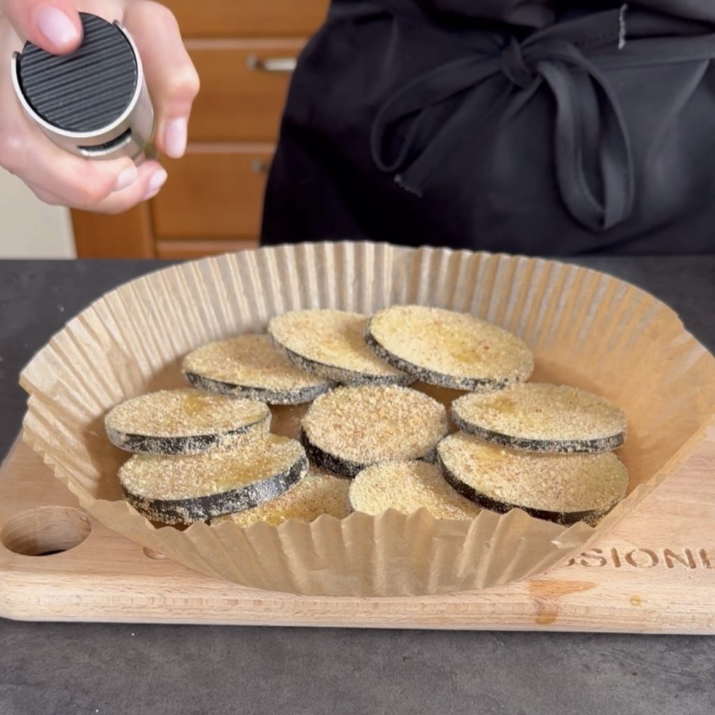 Gegratineerde aubergines met tomaten