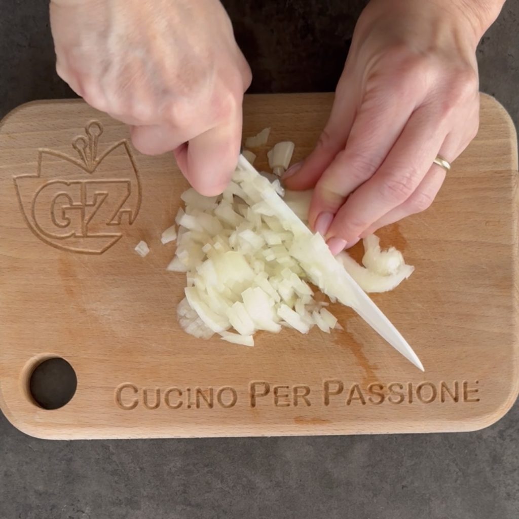 Gehaktballen met gekookte ham