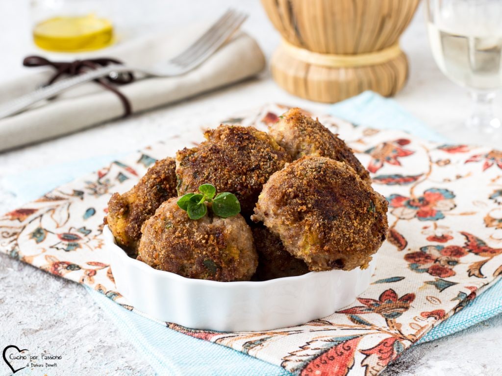 Gehaktballetjes met vlees en courgette