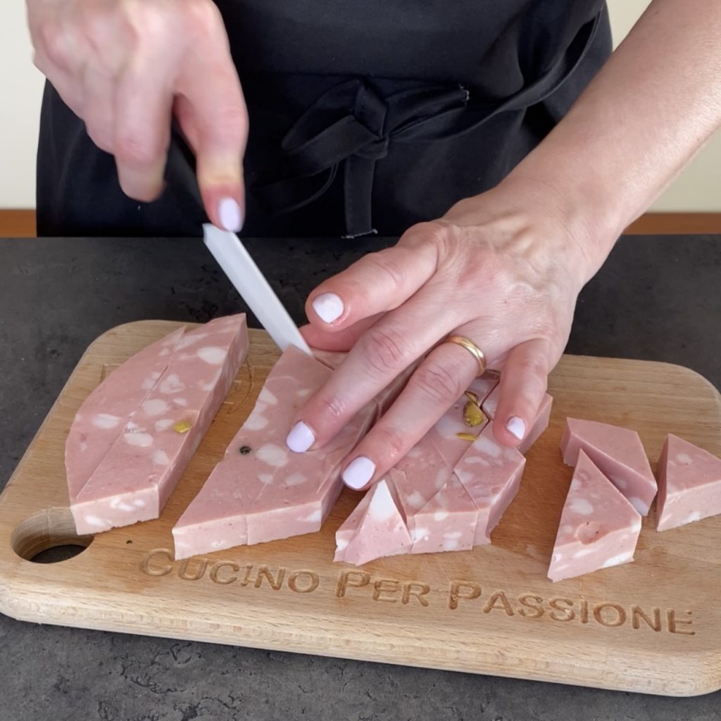 Gepaneerde Mortadella