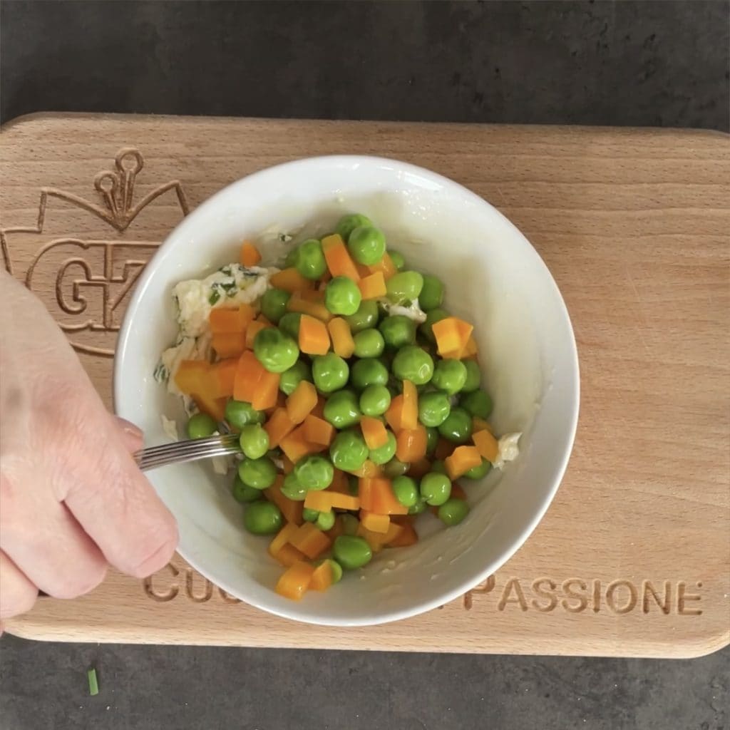 Gevulde vegetarische aardappelen