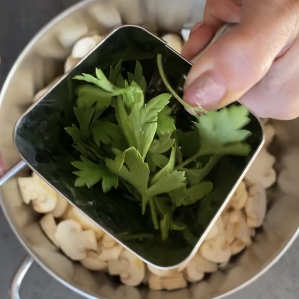 Gnocchi met stracchino, champignons en speck