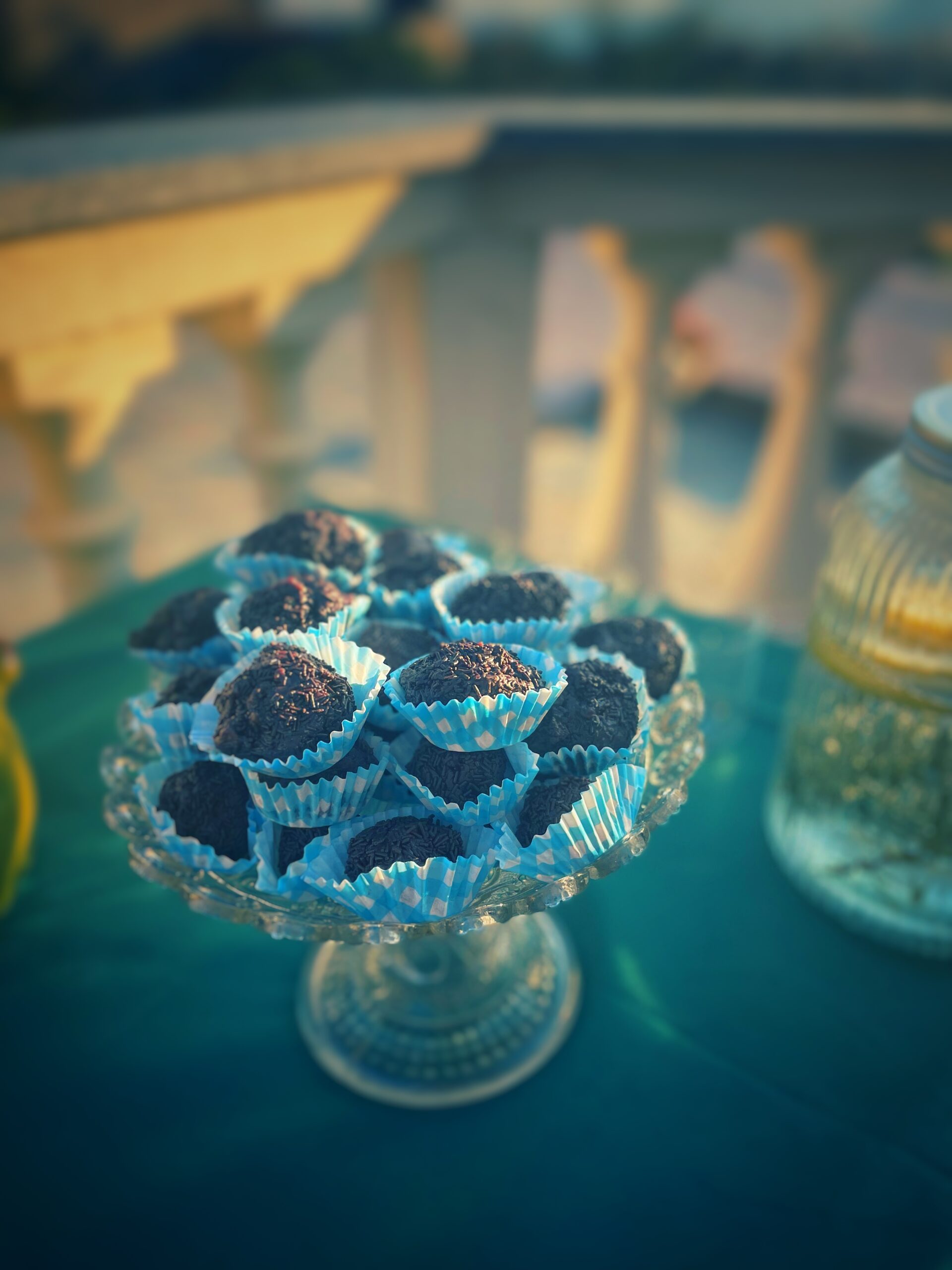 Chocolade en Cashew Brigadeiros