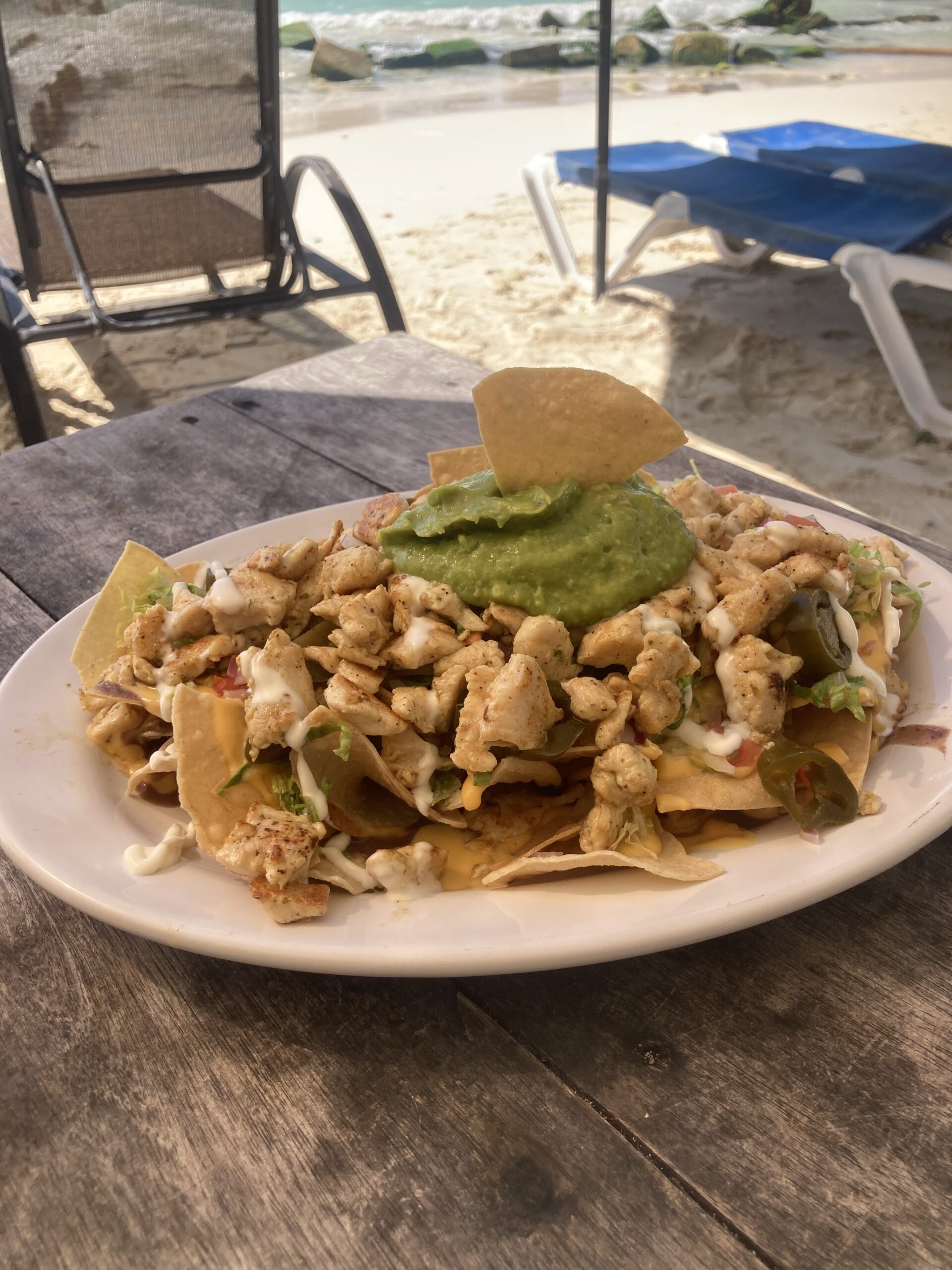 Nachos en guacamole (Mexico)