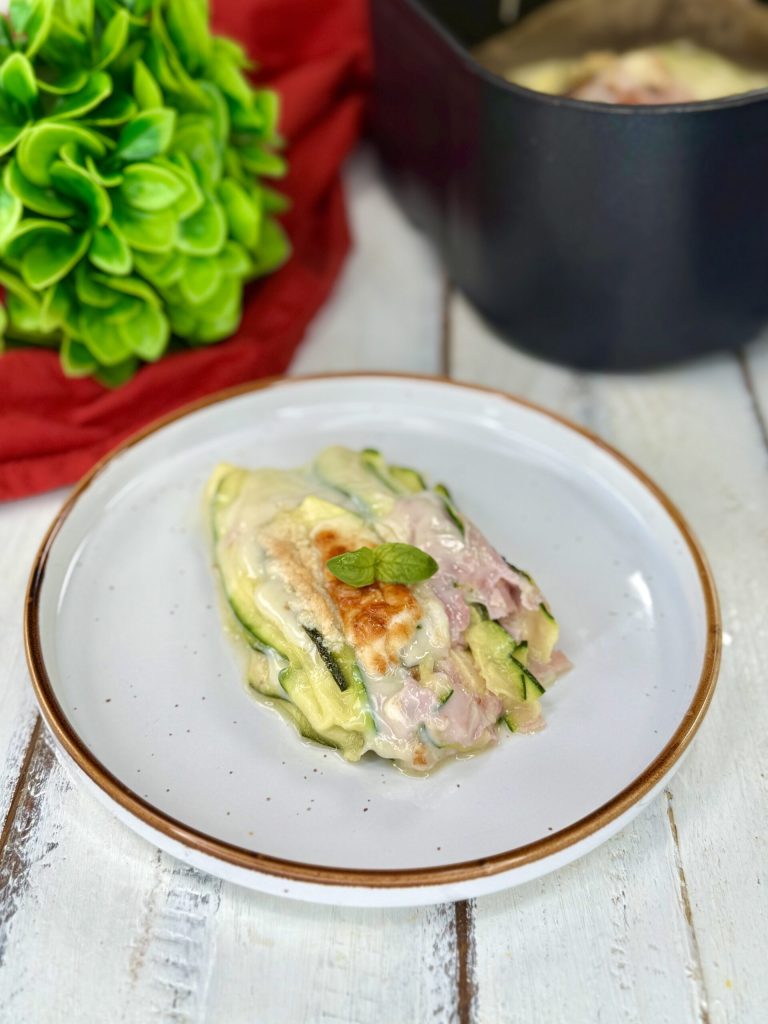 Gemakkelijke courgette parmigiana in de airfryer