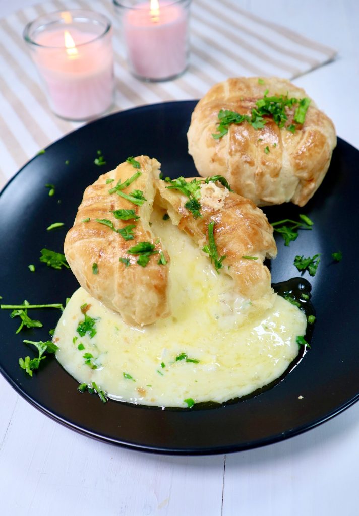 Mini brie in korst gebakken in airfryer