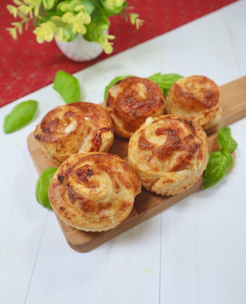 Pizzamuffins in de airfryer