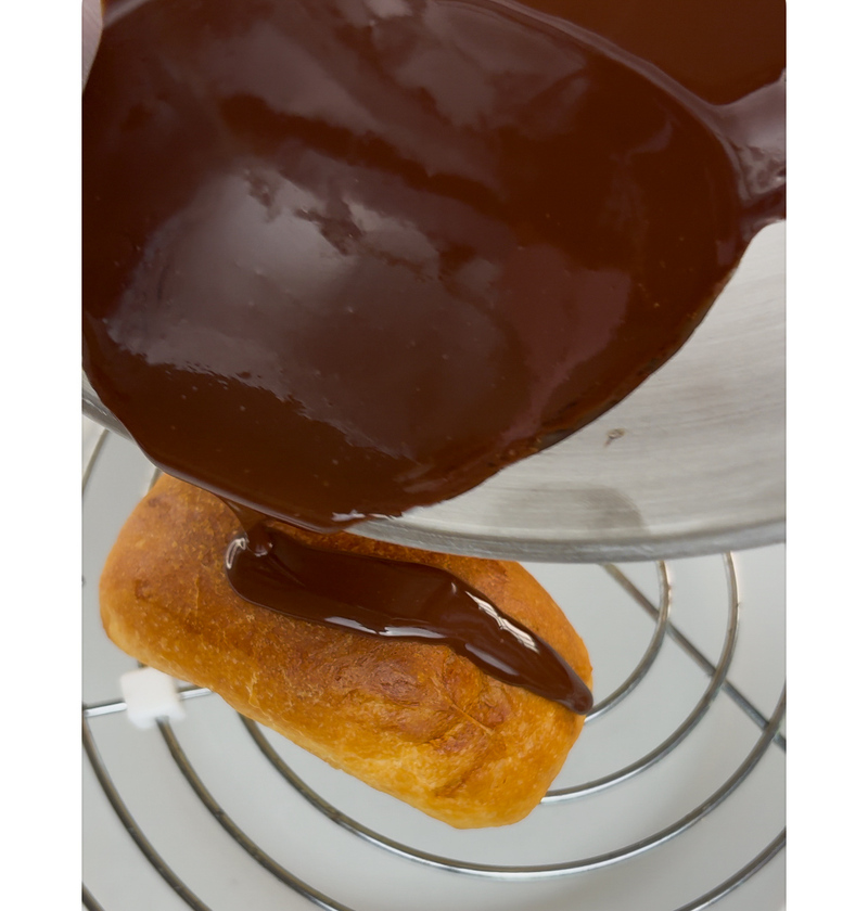 Bedekking met chocolade