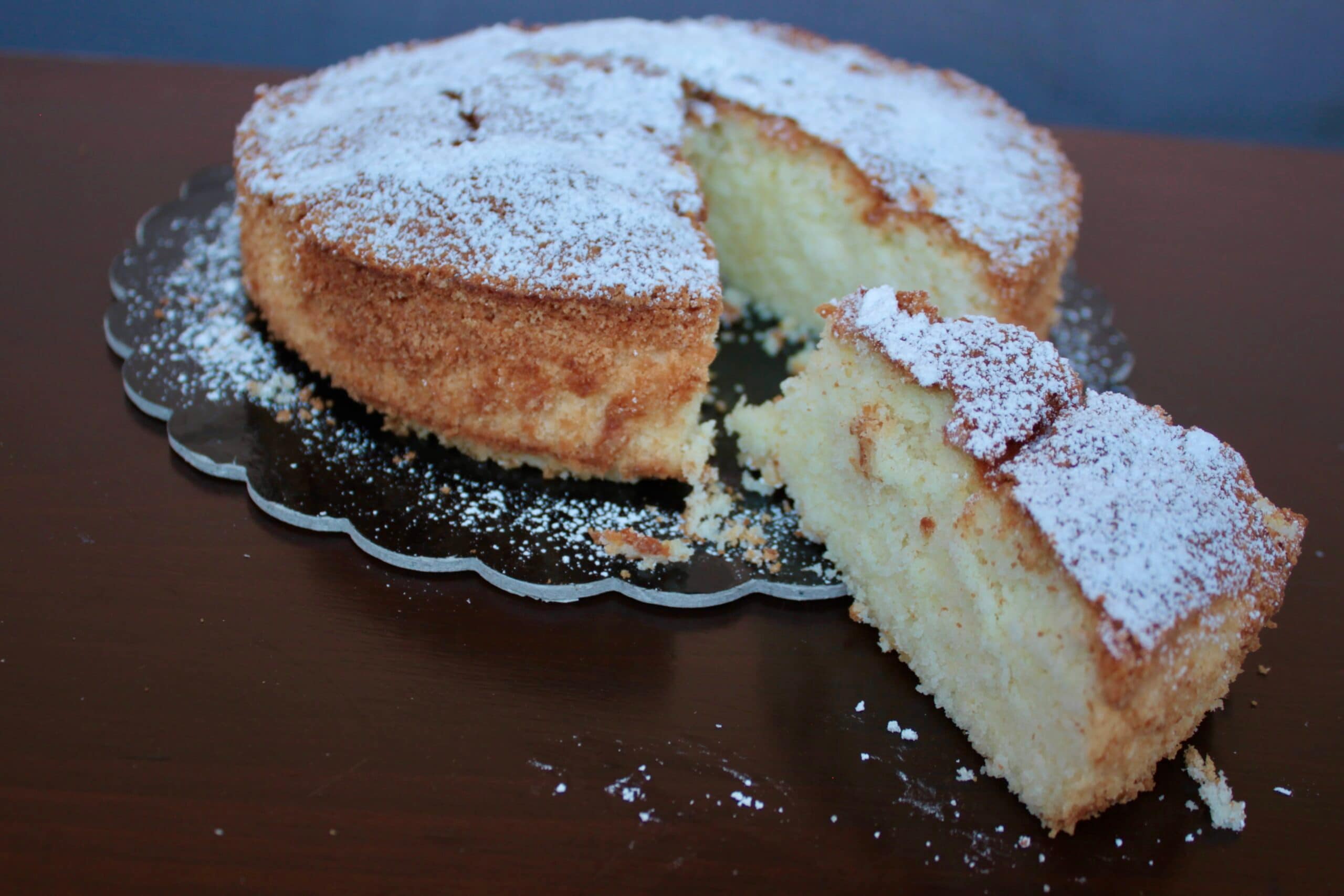 Enkel eiwittaart met limoncellocrème in de airfryer