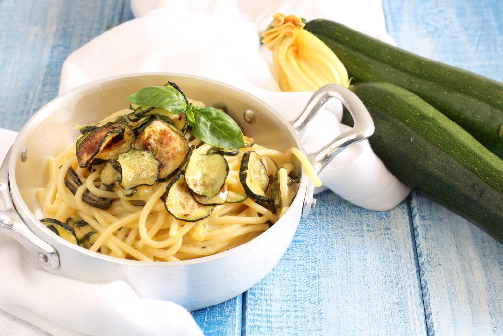 romige spaghetti alla nerano