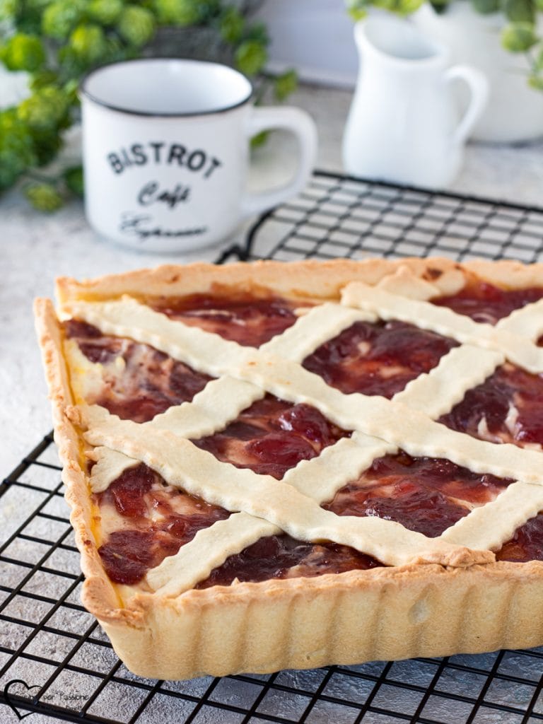 Jam en ricotta taart