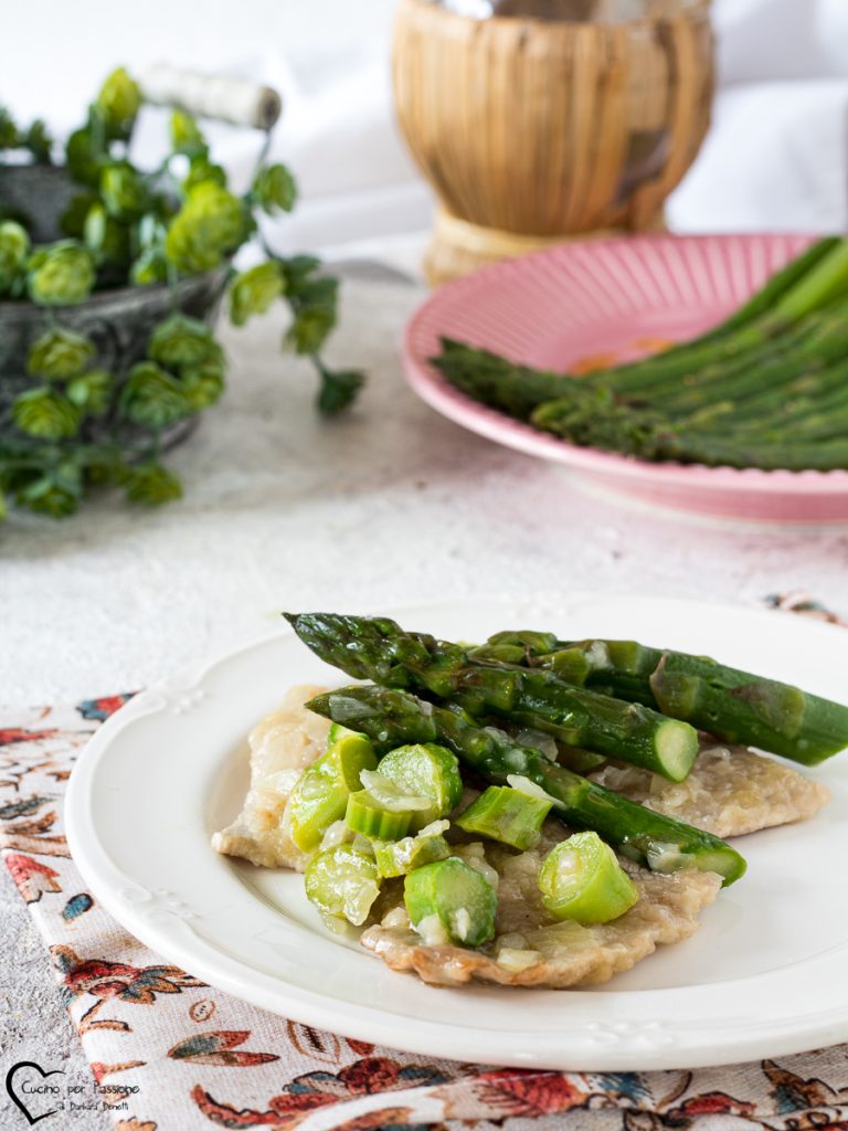 Kalfshaasjes met asperges