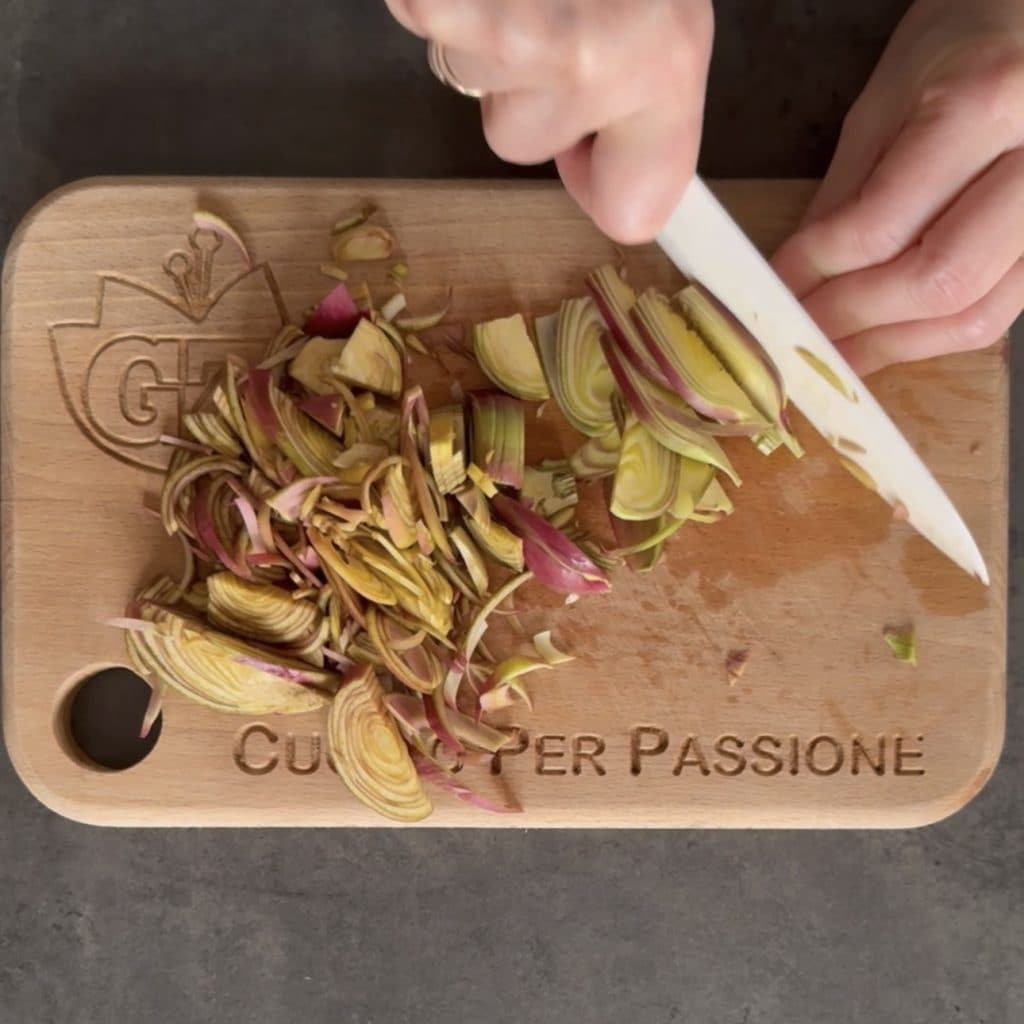 Scaloppine con carciofi
