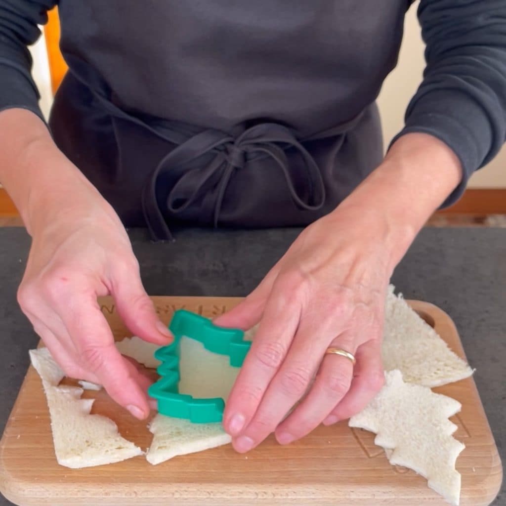 Kerst sandwiches met ham