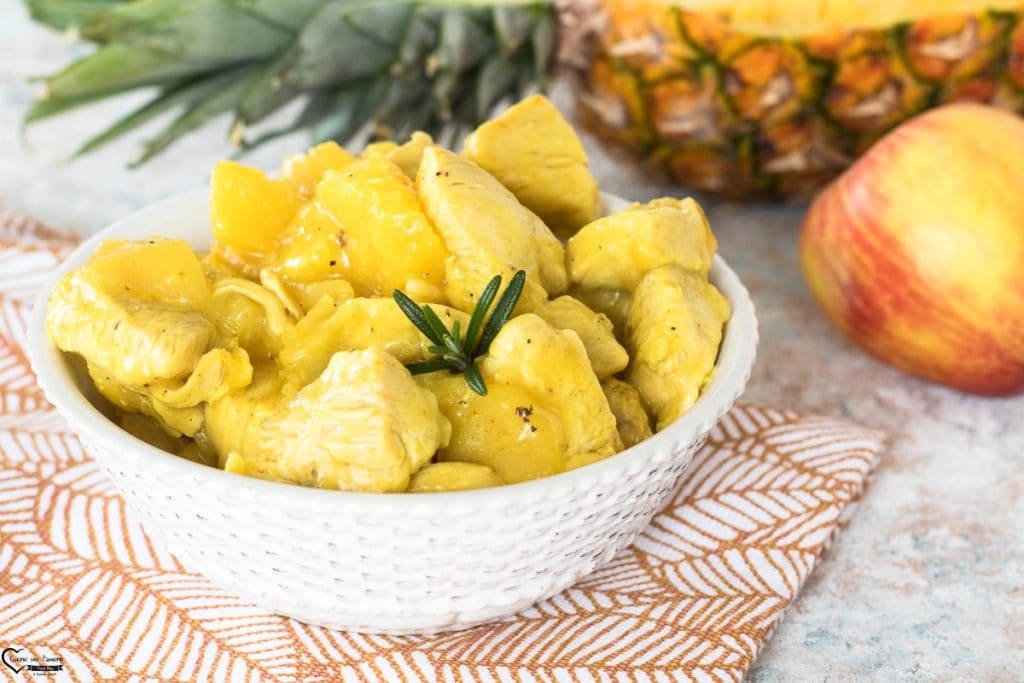 Kipfilet met kerrie en ananas