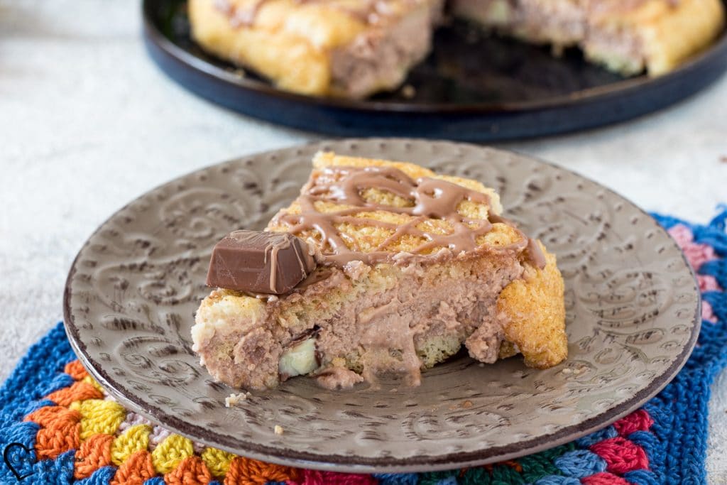 Koud taartje met Kinder chocolade