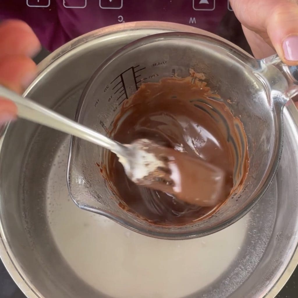 Lichte chocolade salami