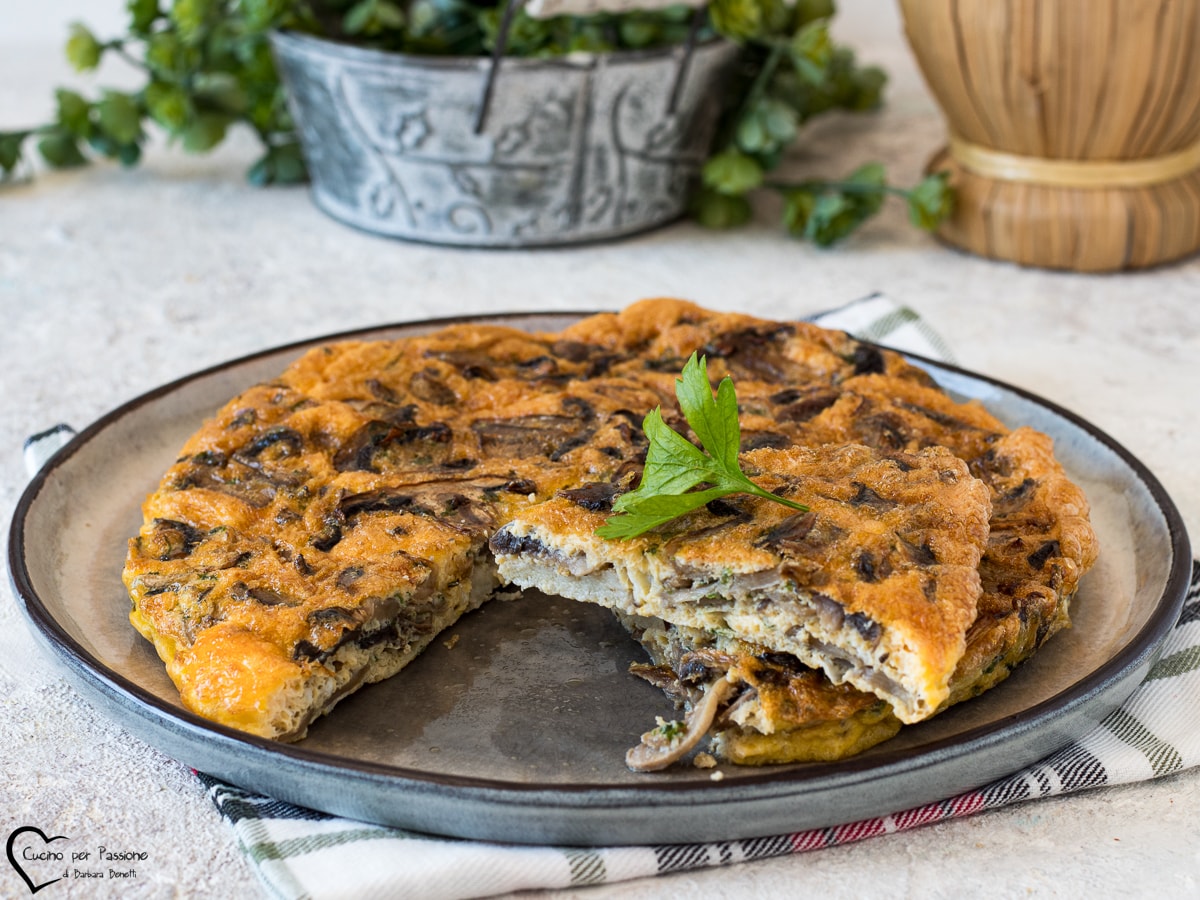 OMELET MET CHAMPIGNONS