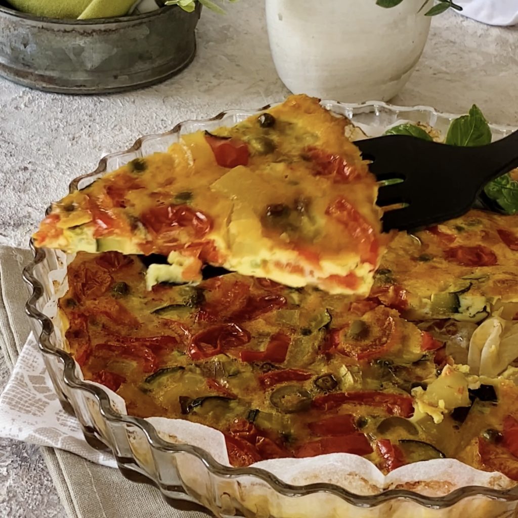 Ovenschotel Frittata met groenten