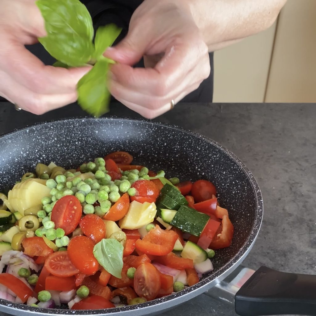 Ovenschotel Frittata met groenten