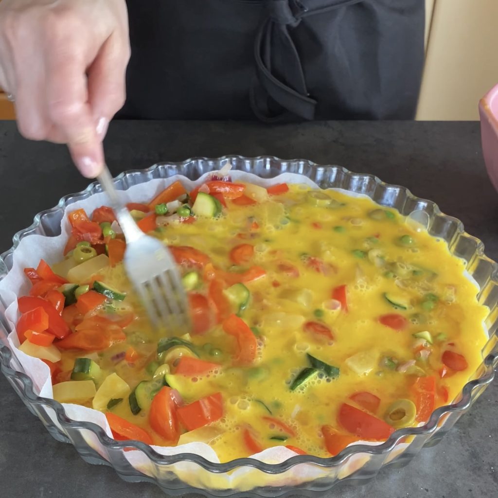 Ovenschotel Frittata met groenten