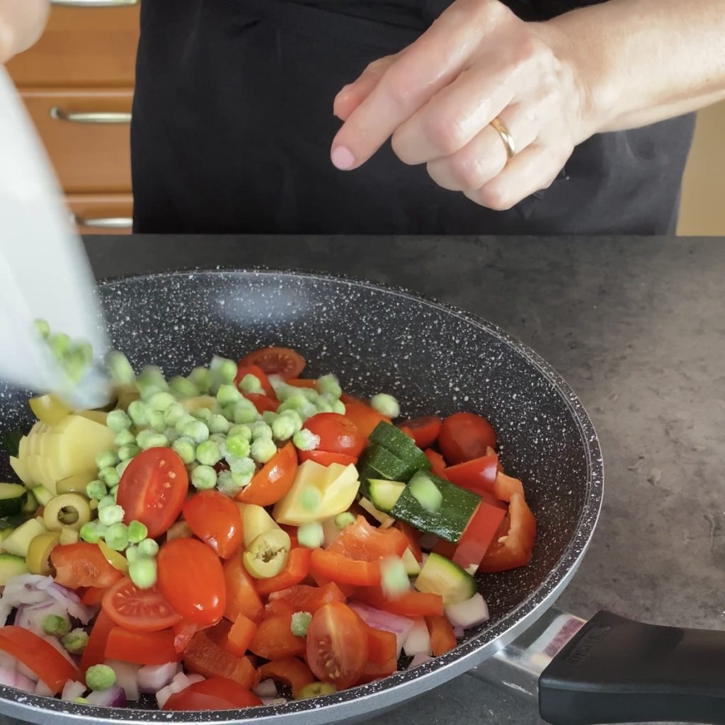 Ovenschotel Frittata met groenten