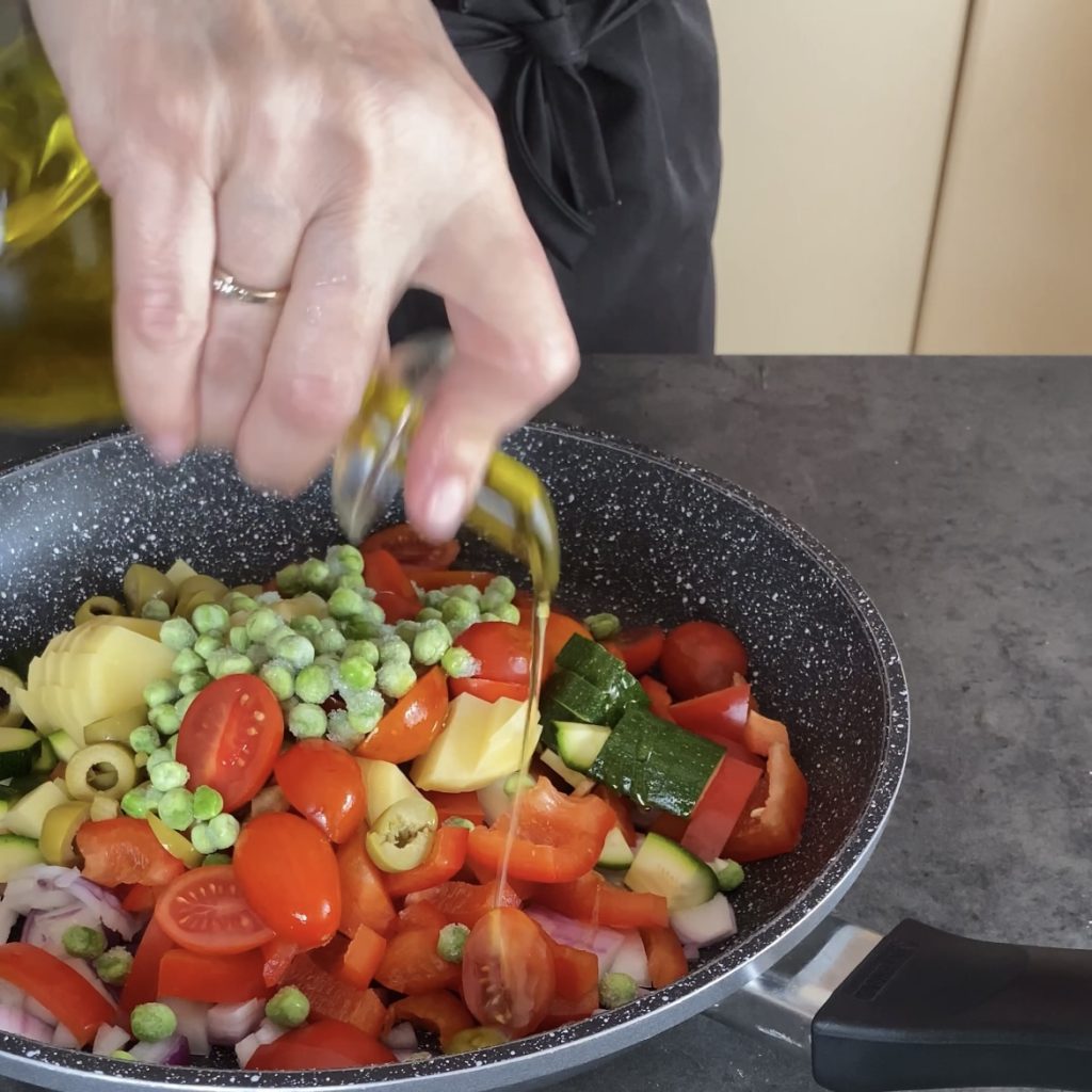 Ovenschotel Frittata met groenten