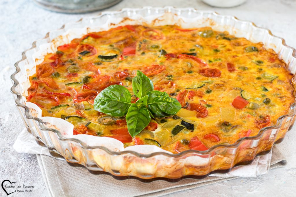 Ovenschotel Frittata met groenten