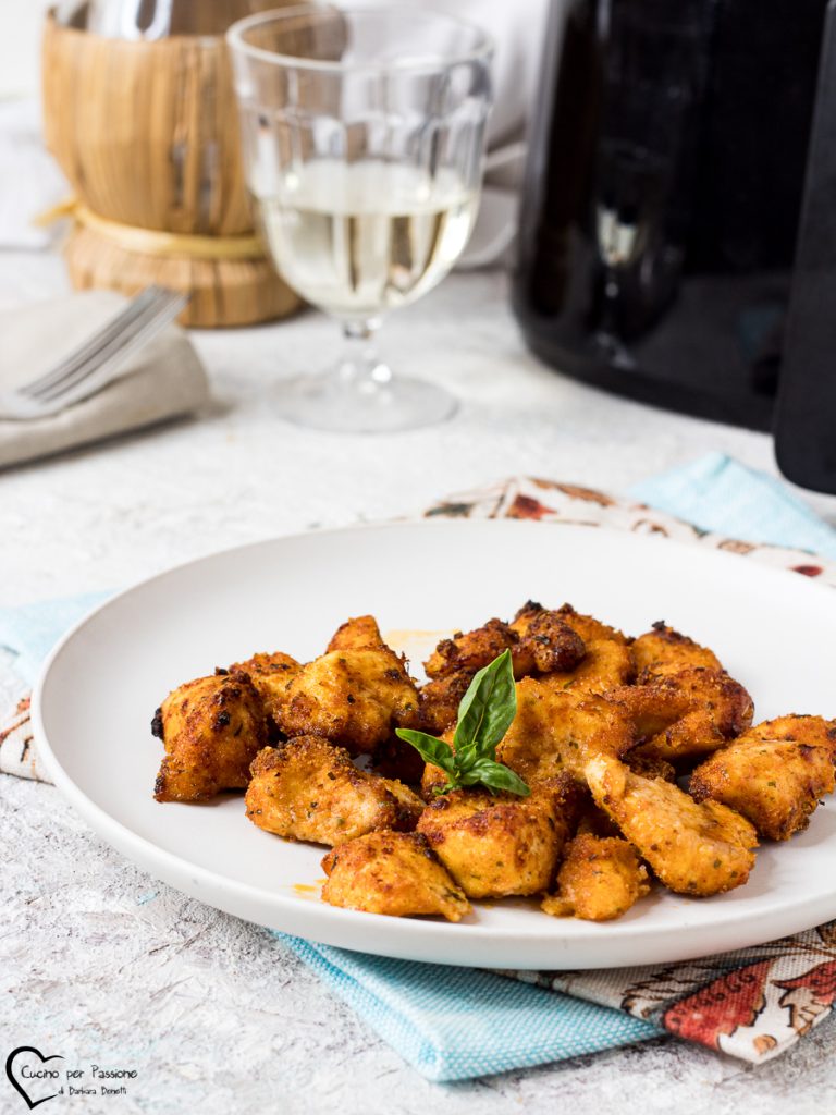 Paprika kipnuggets in de airfryer