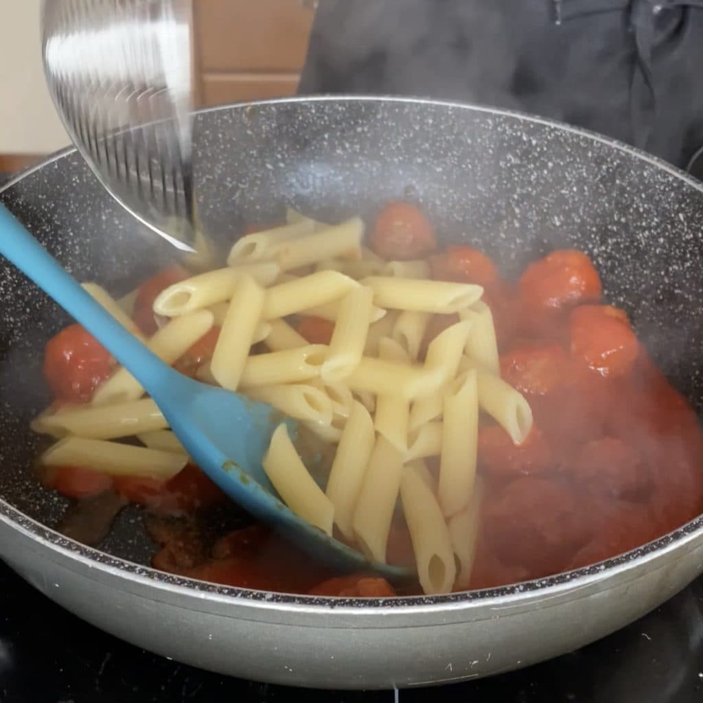 Pasta met gehaktballen