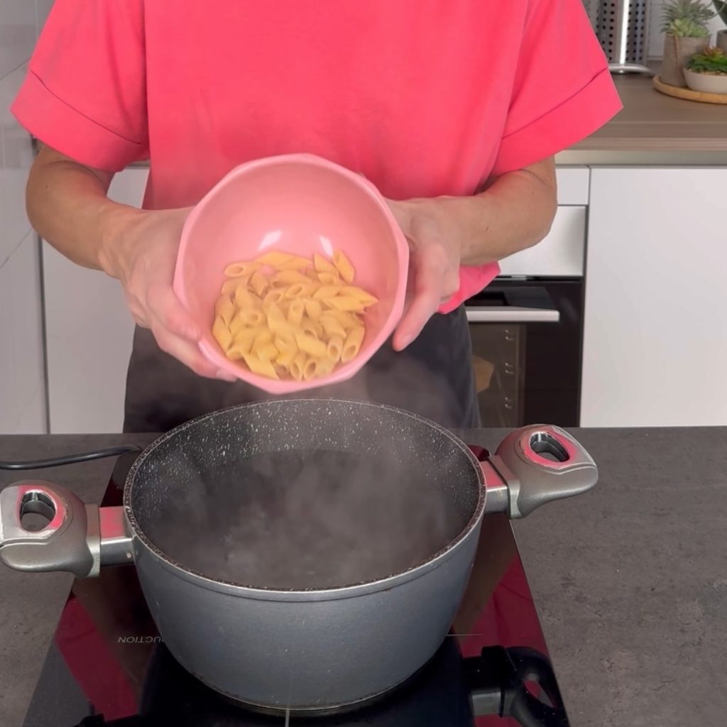 Pasta met pompoen en ricotta