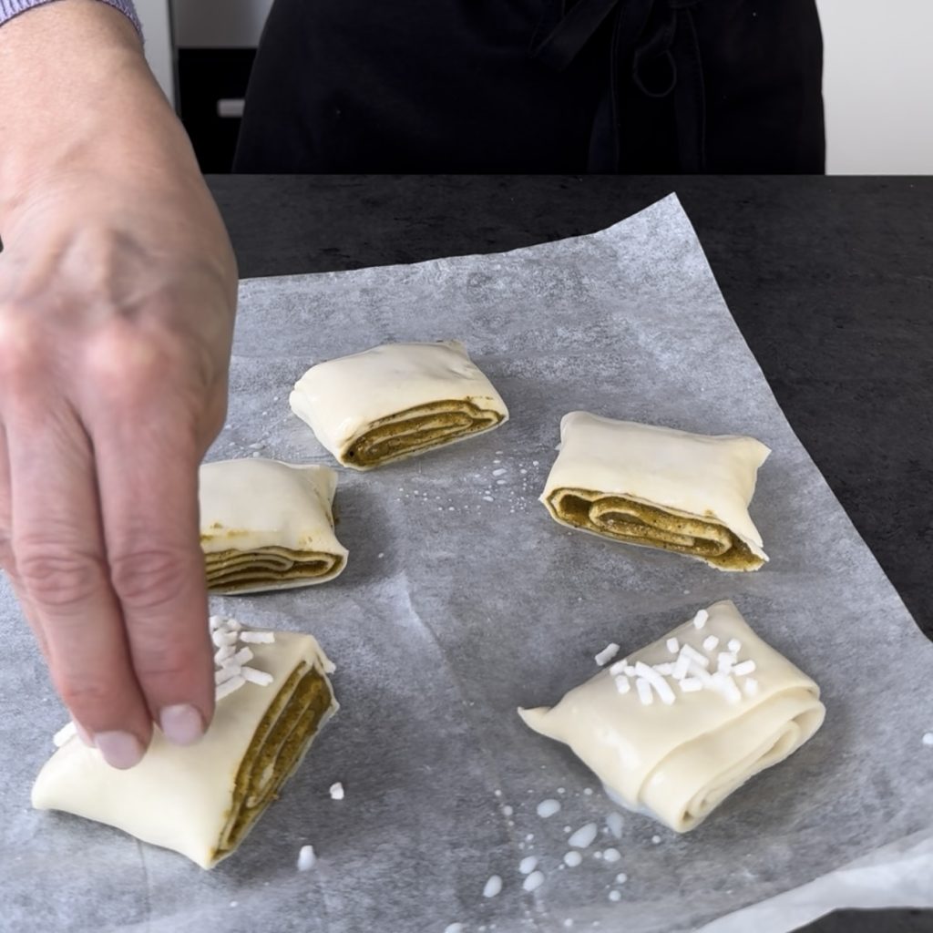 Pistache spiraaltjes