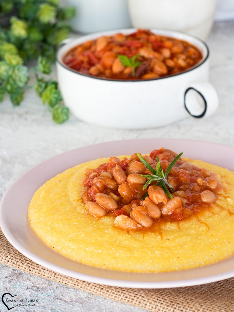 Polenta met bonen