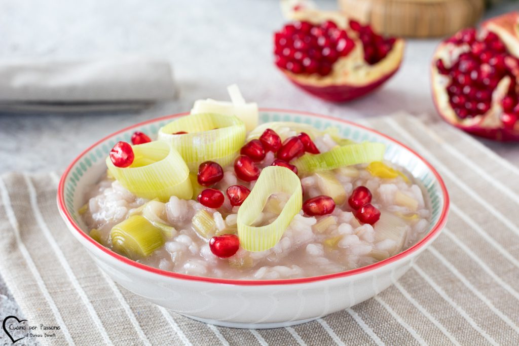 Risotto met granaatappel