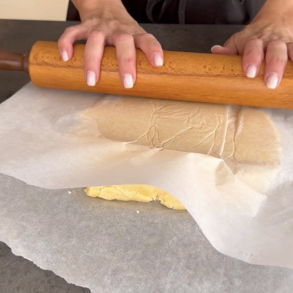 Taart met room en appels