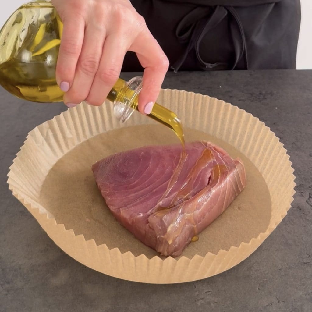 Tonijn in de heteluchtfriteuse