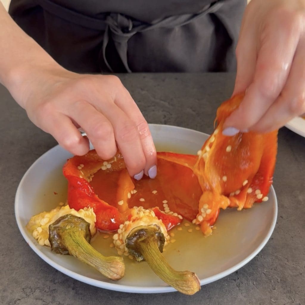 Tonijn saus paprika's