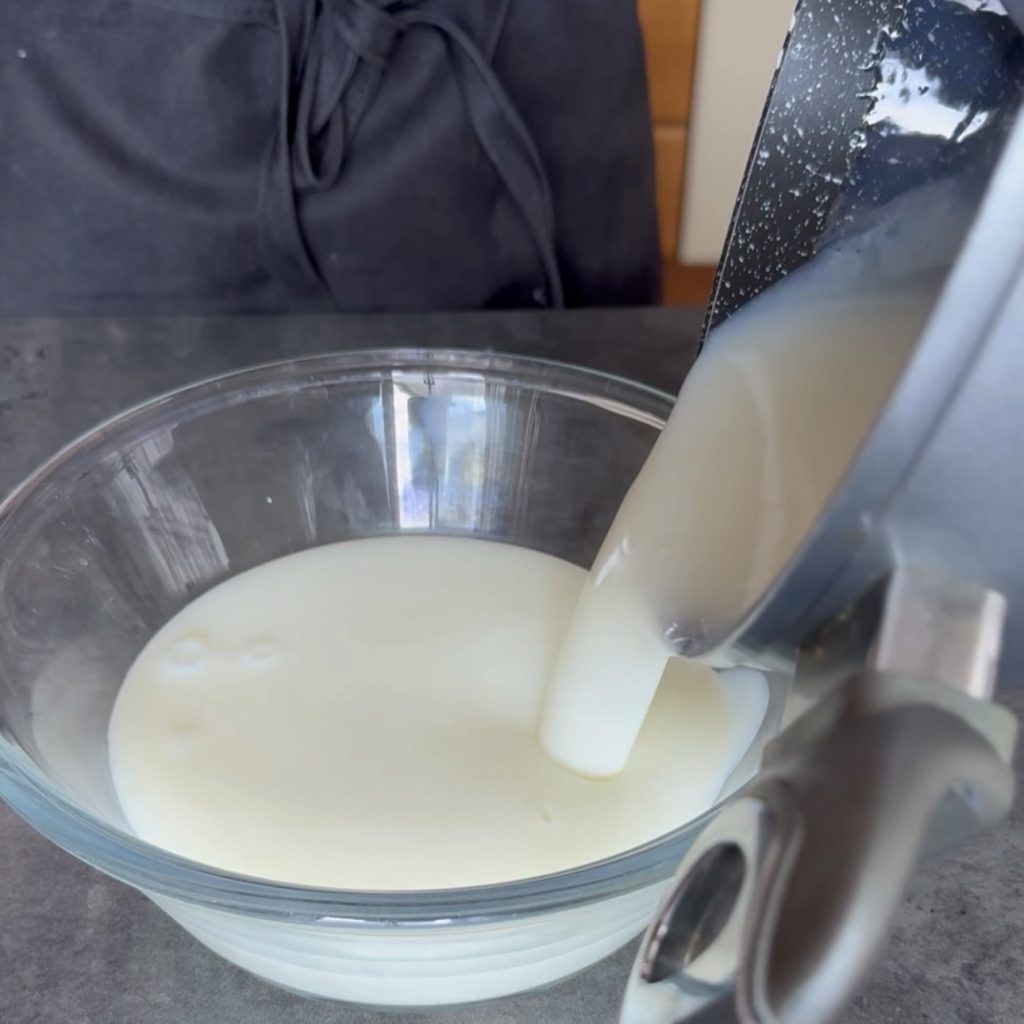 Tweekleurige pudding vanille en chocolade