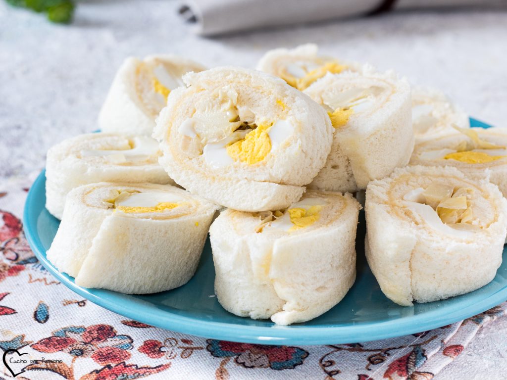 VEGETARISCHE SANDWICHROLLETJES met eieren en artisjokken