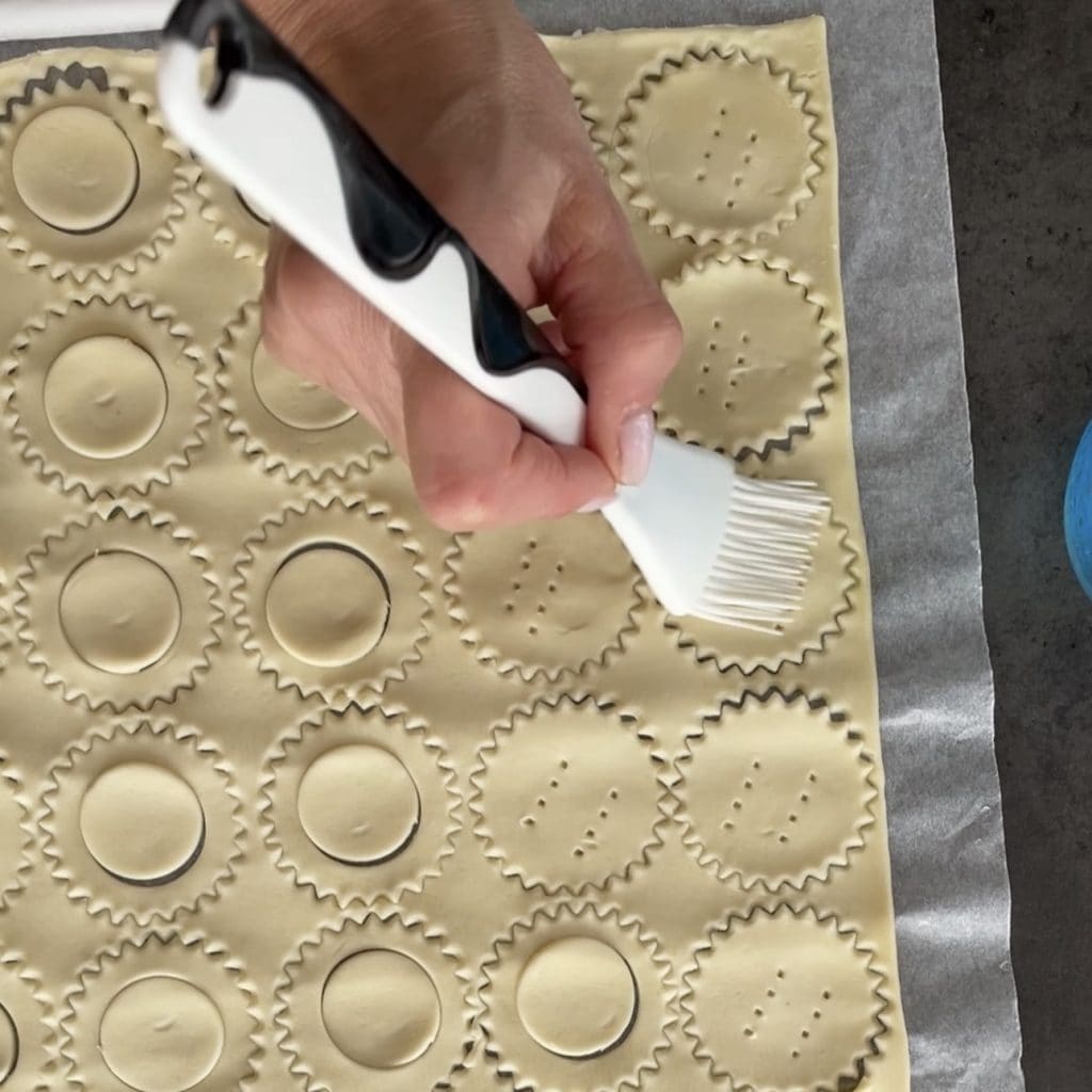 Vol au vent zalm en philadelphia