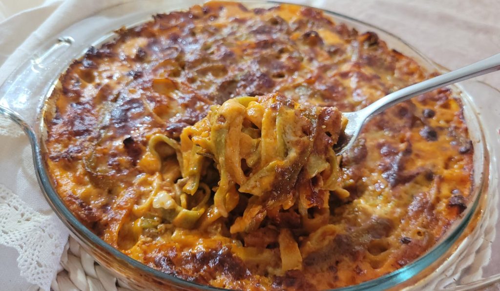 Tagliatelle Paglia e Fieno in Airfryer