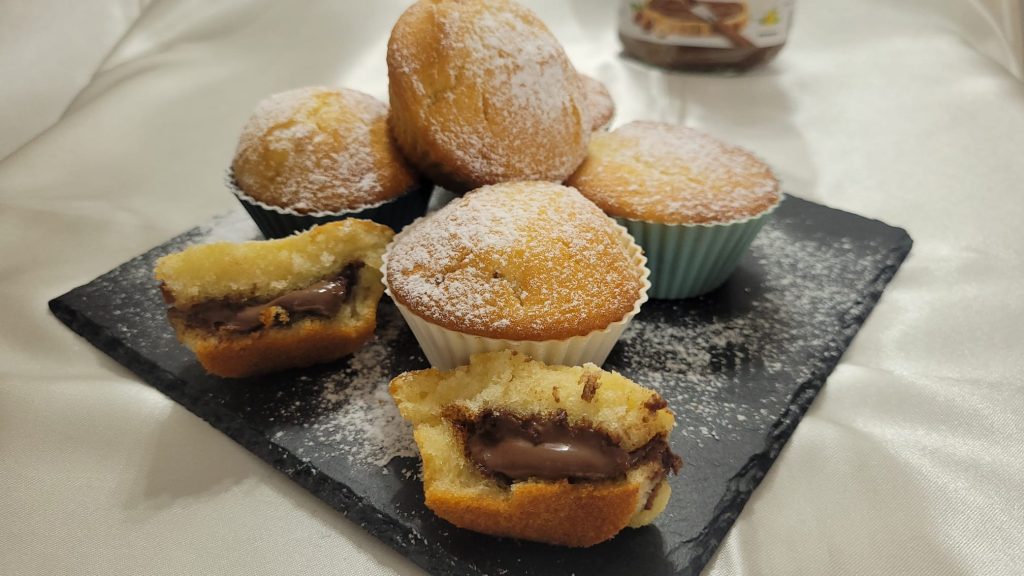 Yoghurt en Nutella Muffins in Airfryer