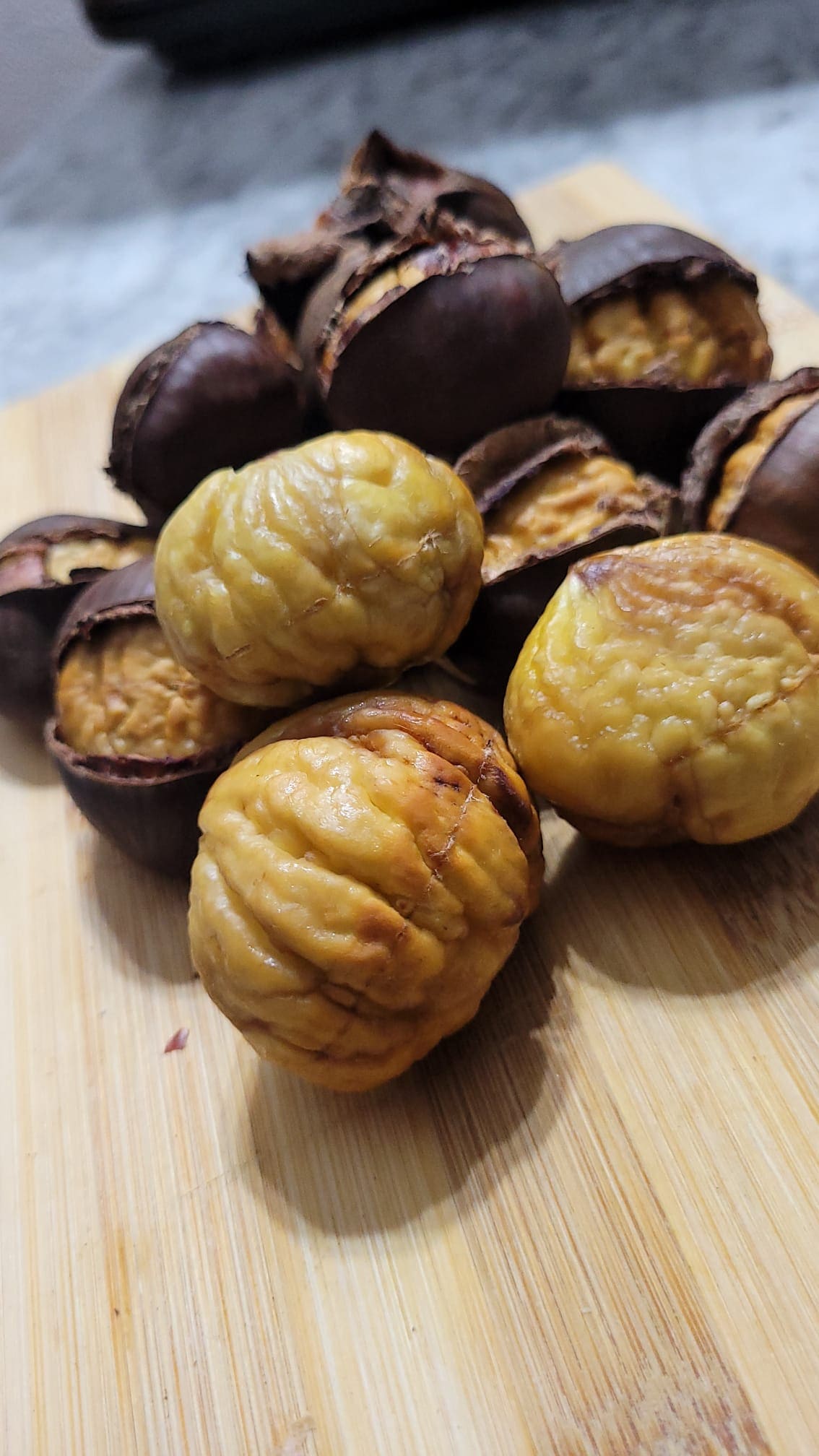 Kastanjes in Airfryer