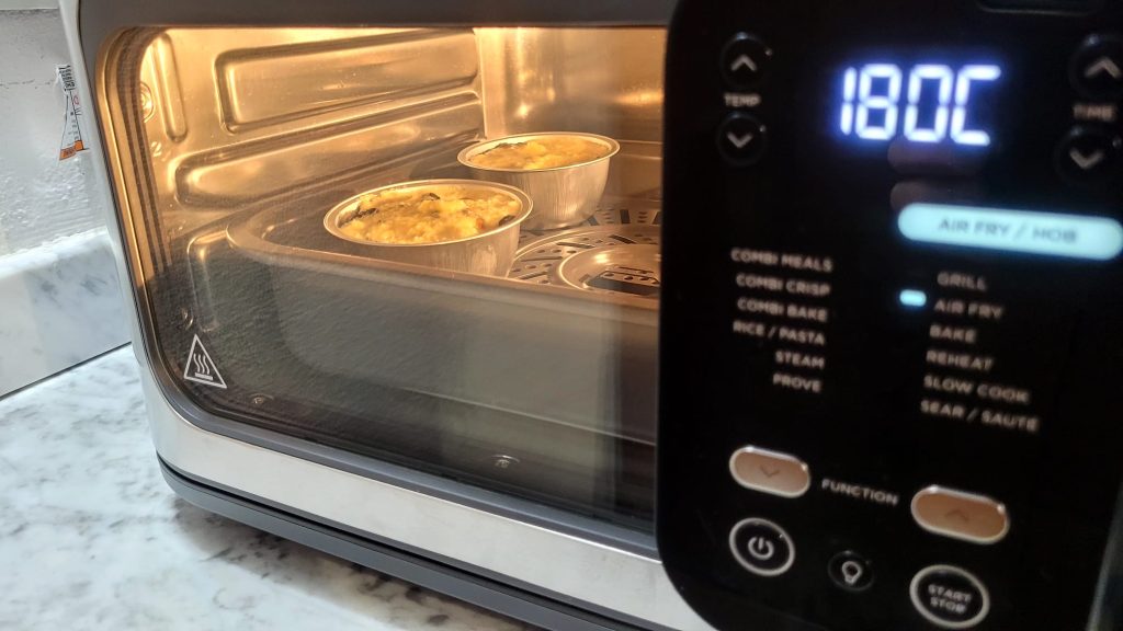 Mini Witte Parmezaanse Courgettes in Airfryer