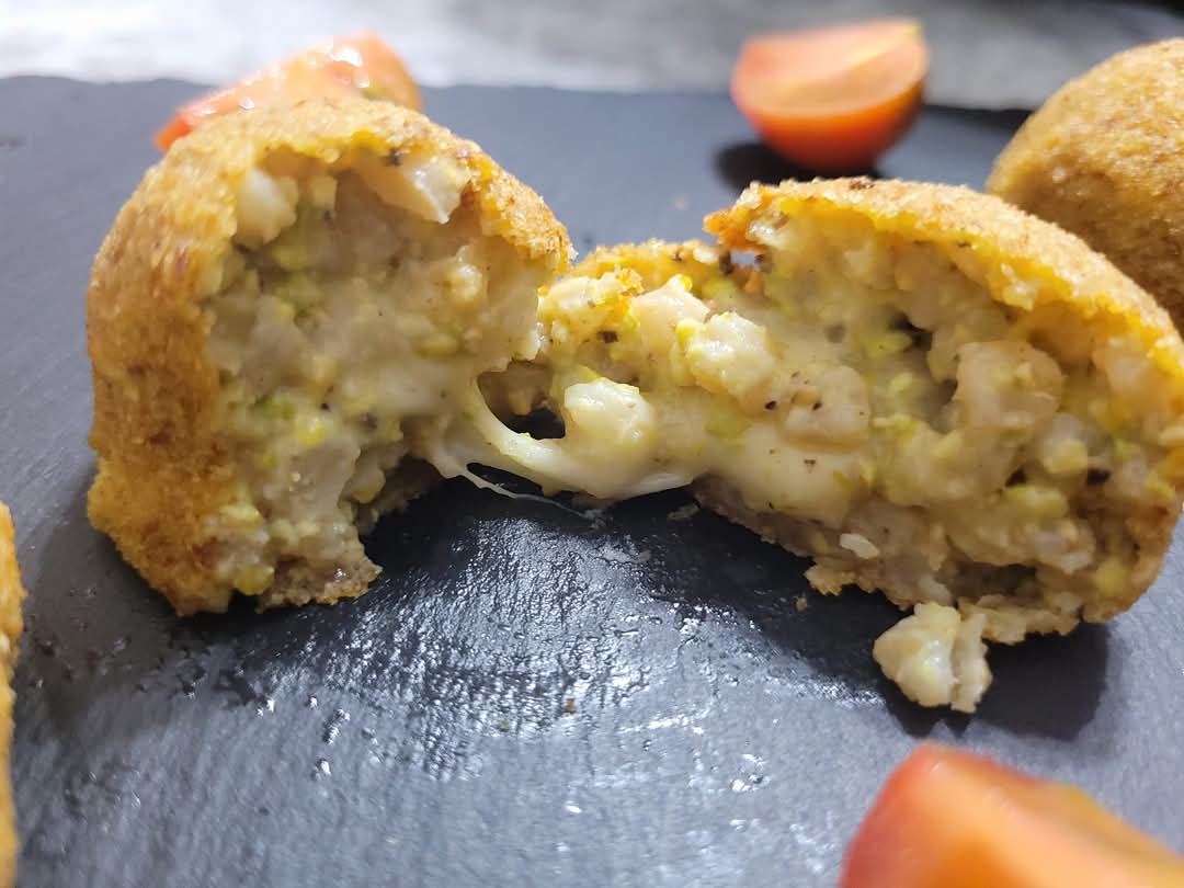 Tarweballetjes in heteluchtfriteuse